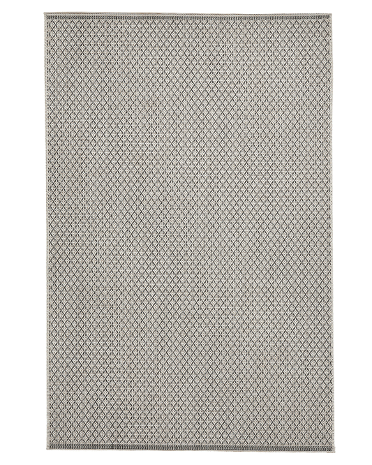 STITCH CRISS CROSS 9683 INDOOR / OUTDOOR RUG BEIGE / BLACK