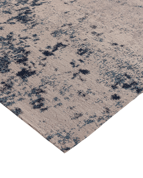 DARA ABSTRACT INDOOR OUTDOOR RUG BLUE