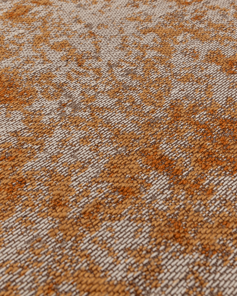 DARA ABSTRACT INDOOR OUTDOOR RUG TERRACOTTA BEIGE