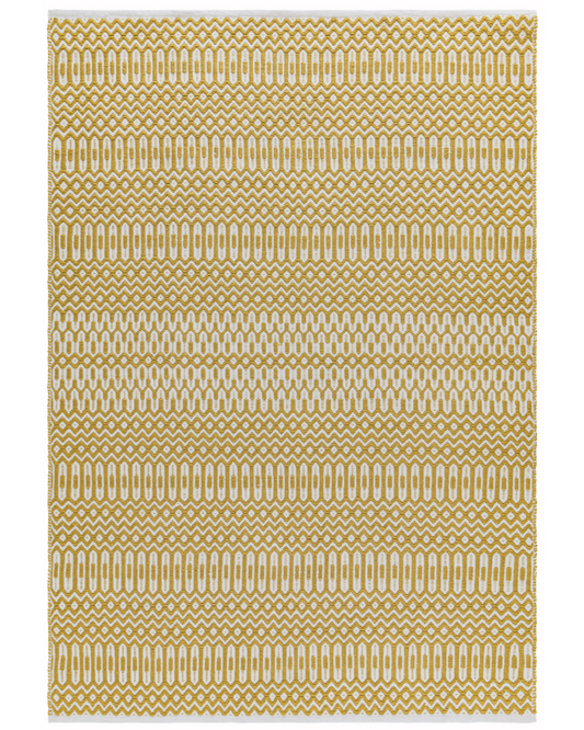 HALSEY MUSTARD INDOOR OUTDOOR RUG