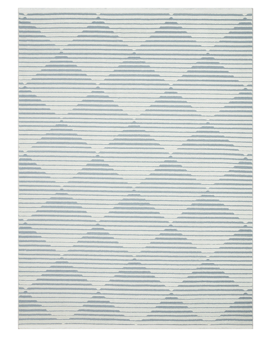 JAZZ GEOMETRIC JAZ08 INDOOR OUTDOOR BLUE