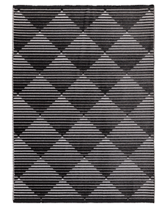 JAZZ GEOMETRIC JAZ09 INDOOR OUTDOOR GREY BLACK