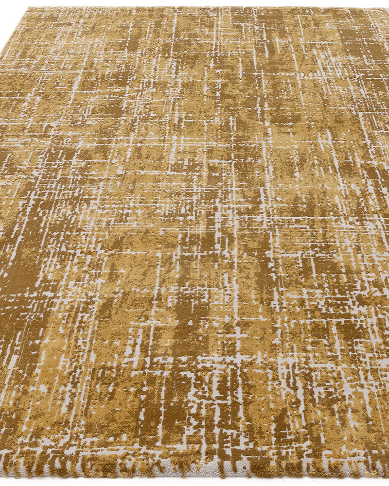 KUZA ABSTRACT GOLD RUG