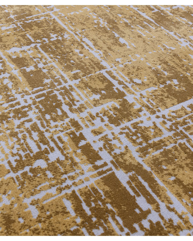 KUZA ABSTRACT GOLD RUG