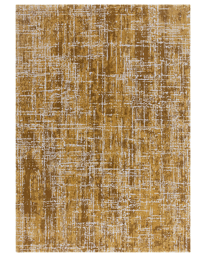 KUZA ABSTRACT GOLD RUG