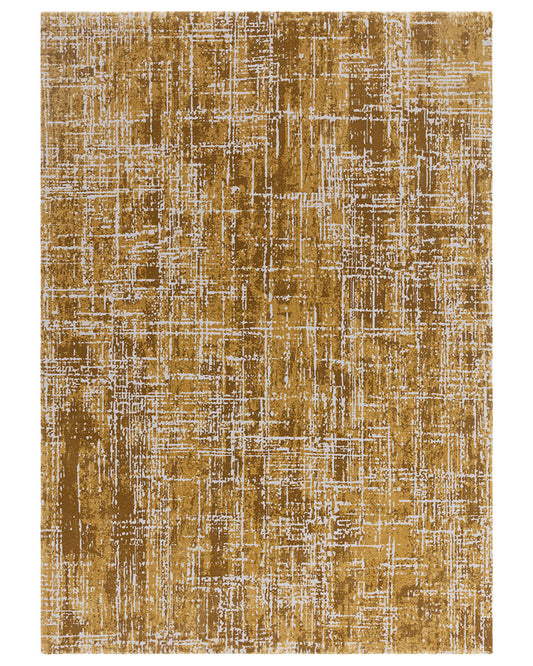 KUZA ABSTRACT GOLD RUG