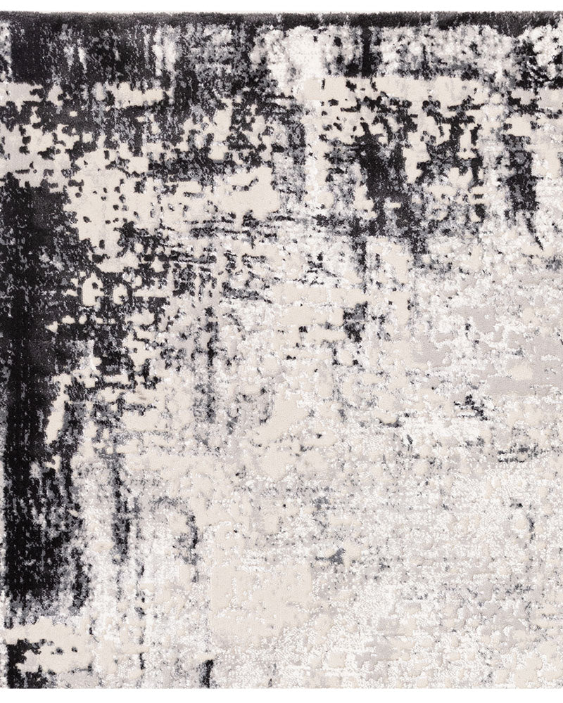 KUZA BORDER GREY RUG