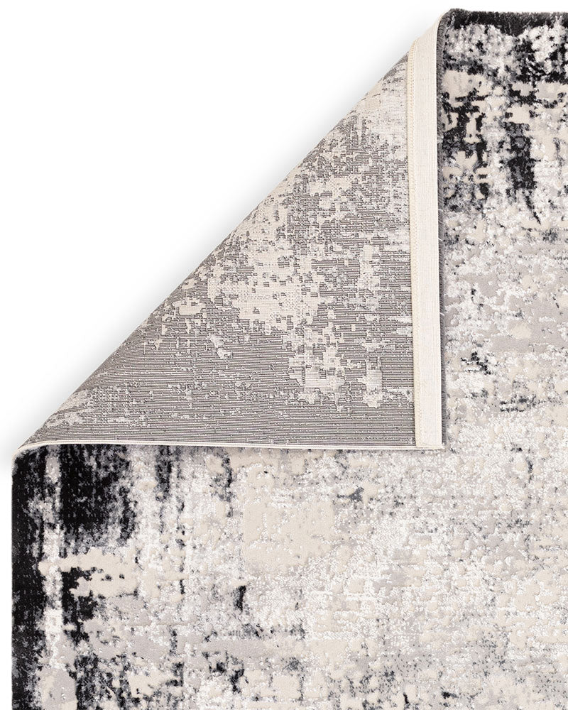 KUZA BORDER GREY RUG