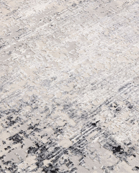 KUZA BORDER GREY RUG