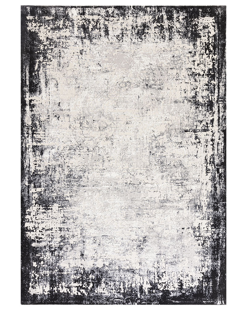 KUZA BORDER GREY RUG