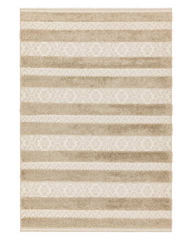 MONTY OUTDOOR RUG MN04 STRIPE NATURAL / CREAM