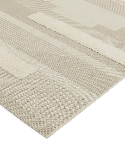 MONTY OUTDOOR RUG MN06 NATURAL / CREAM GEOMETRIC