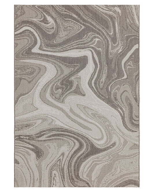 PATIO PAT20 MARBLE NATURAL FLATWEAVE INDOOR OUTDOOR RUG