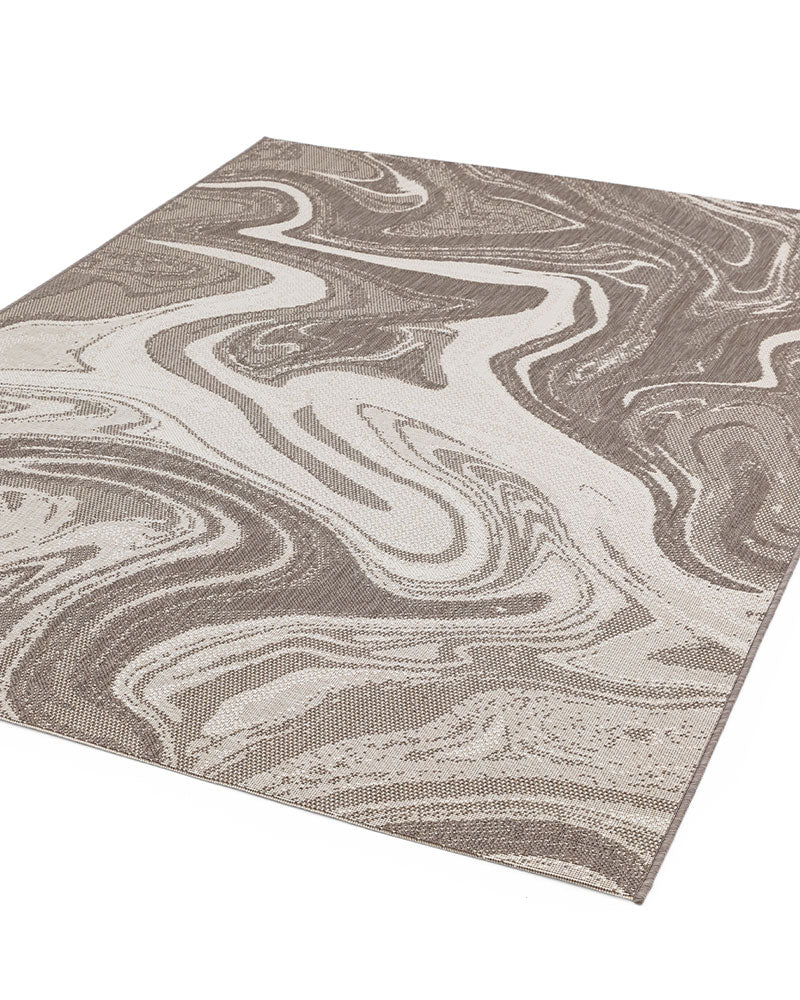 PATIO PAT20 MARBLE NATURAL FLATWEAVE INDOOR OUTDOOR RUG