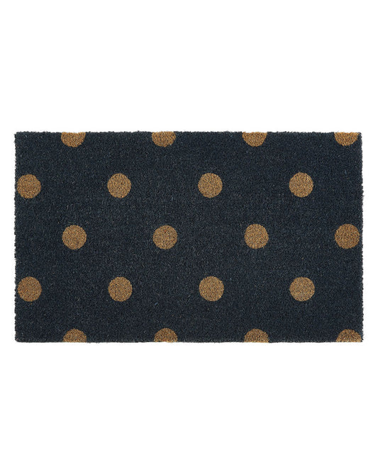 POLKA DOTS PRINT COIR MY MAT DOORMAT