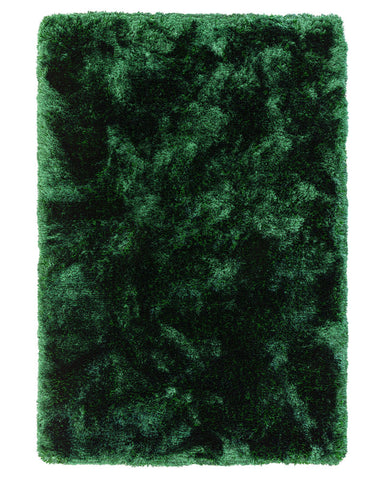 PLUSH LUXURY SHAGGY EMERALD GREEN