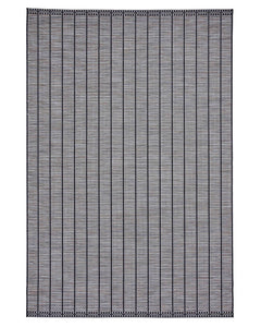 SANTA MONICA STRIPE A041 INDOOR / OUTDOOR RUG BLACK