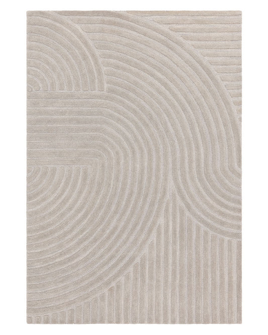 HAGUE SILVER HAND TUFTED 100% WOOL RUG