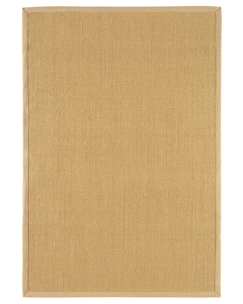 SISAL TAPED EDGE RUG - LINEN / LINEN