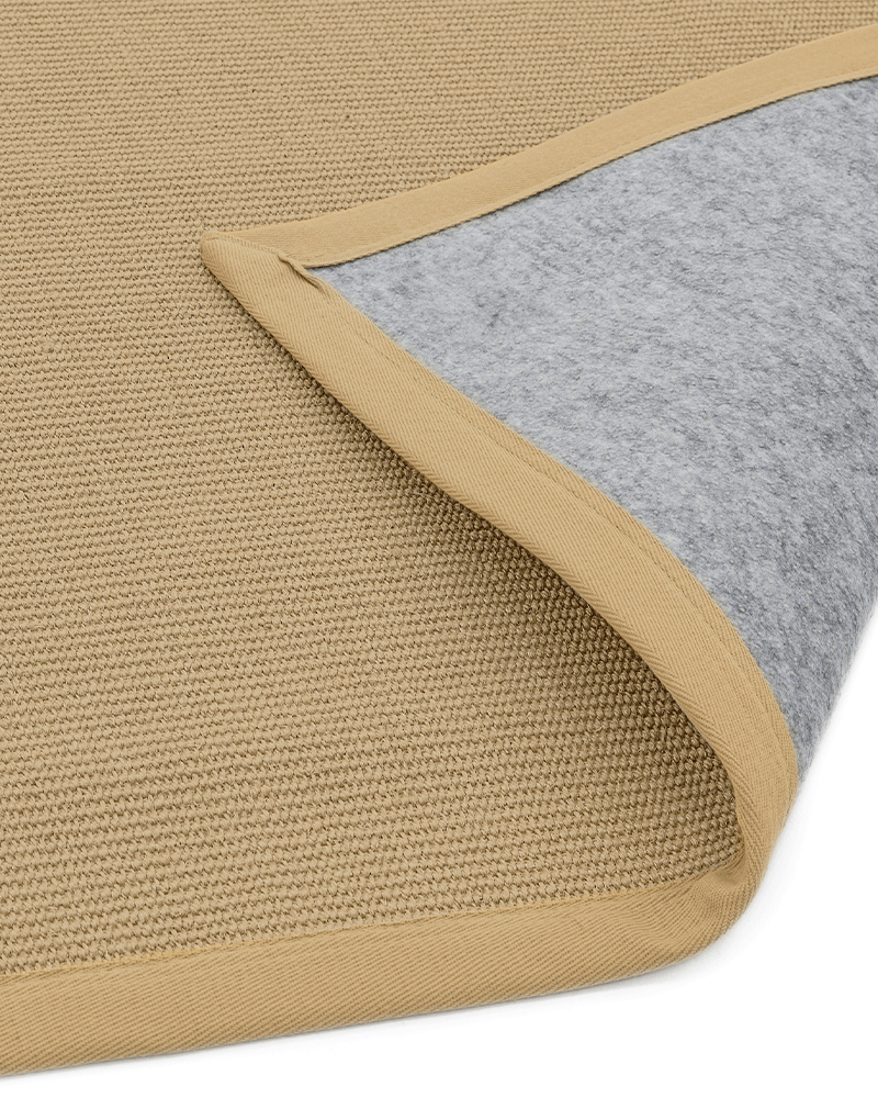 SISAL TAPED EDGE RUG - LINEN / LINEN