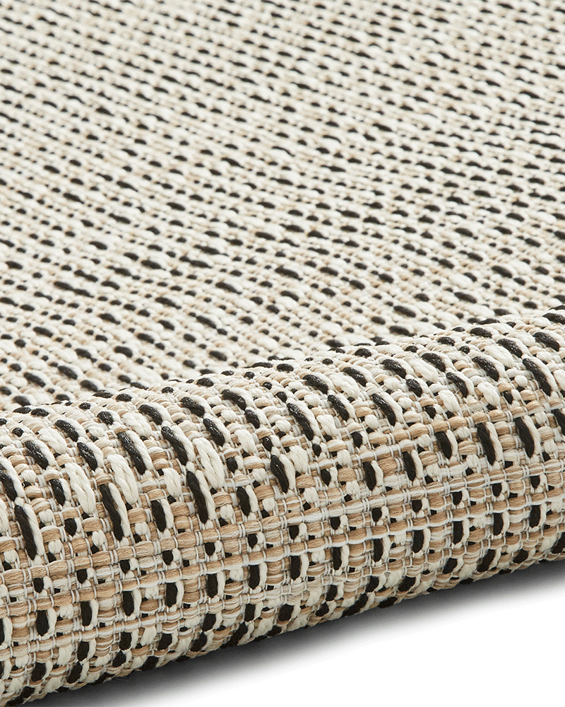 STITCH 9682 INDOOR / OUTDOOR RUG BEIGE / BLACK