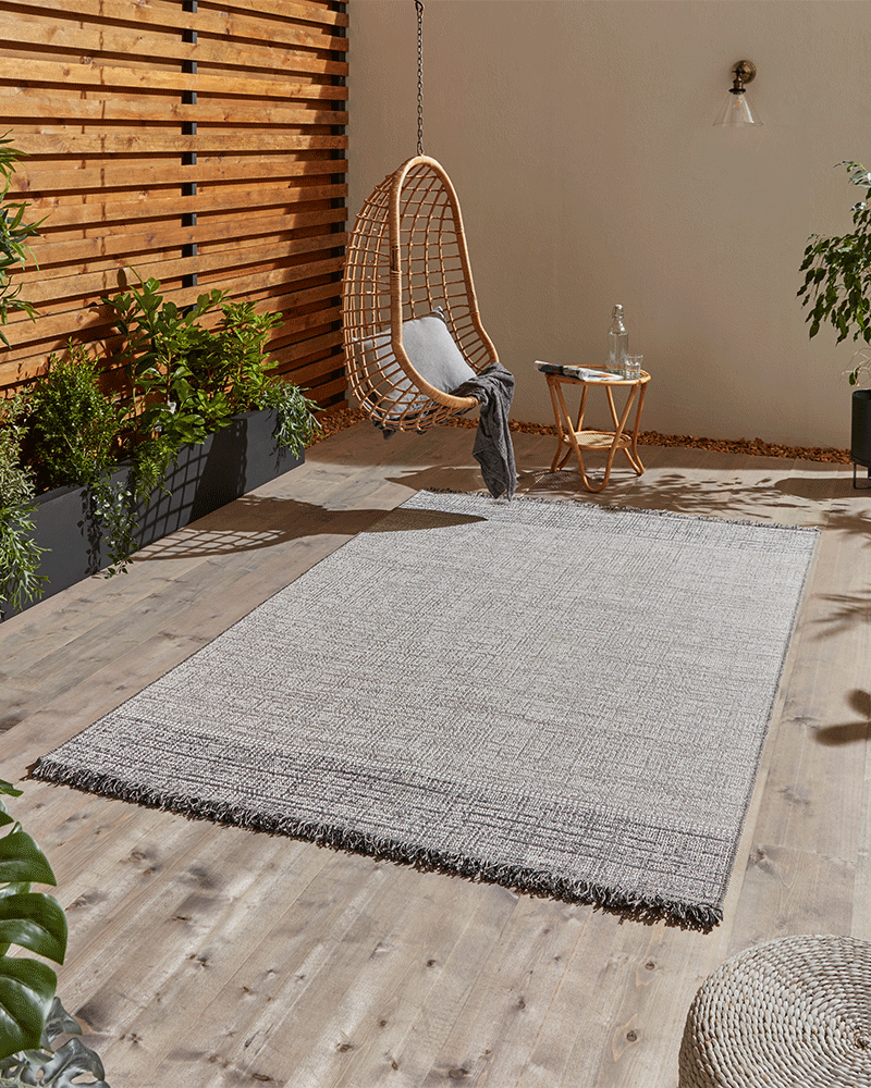 TWEED 9743 INDOOR / OUTDOOR RUG SILVER