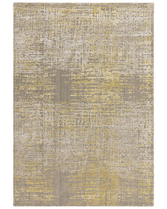 TORINO GOLD ABSTRACT TEXTURAL RUG