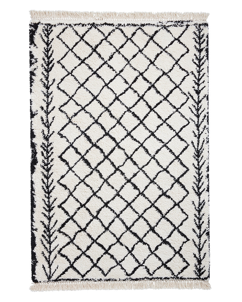 BOHO 7043 WHITE BLACK