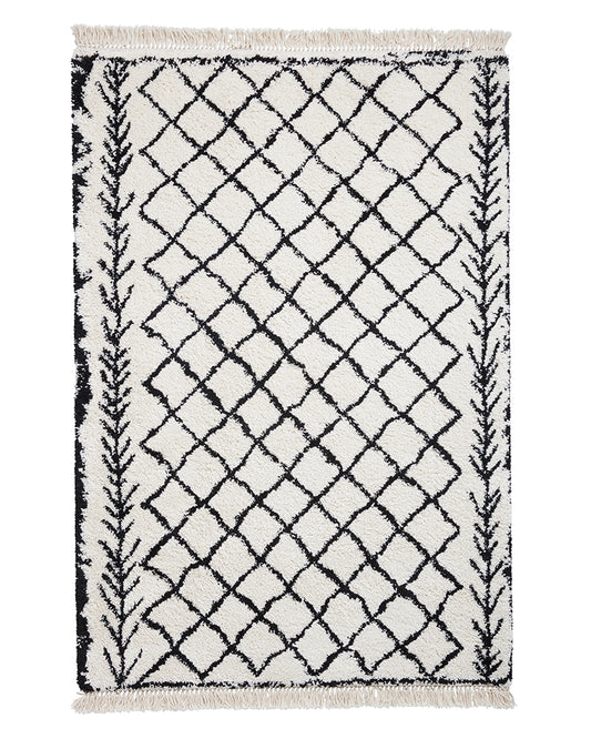 BOHO 7043 WHITE BLACK