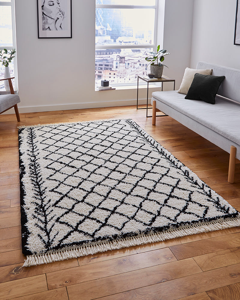 BOHO 7043 WHITE BLACK
