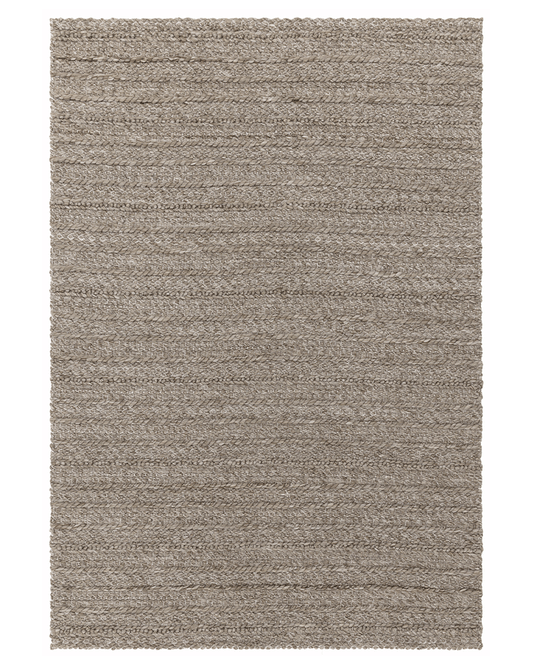 GRAYSON TEXTURED CHUNKY WEAVE TAUPE RUG